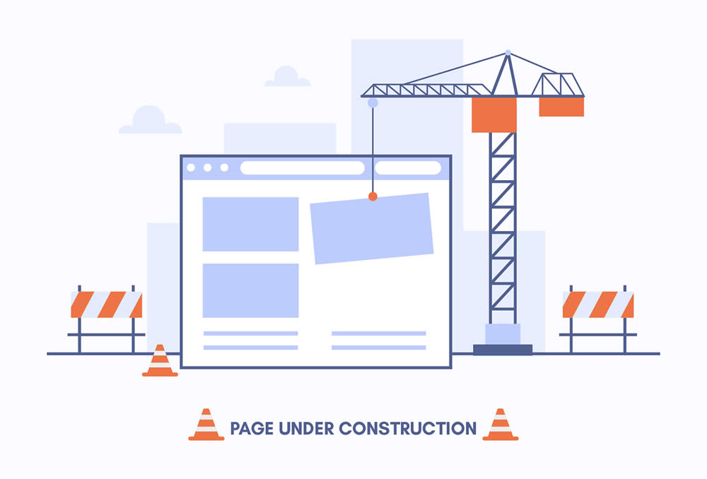 under construction